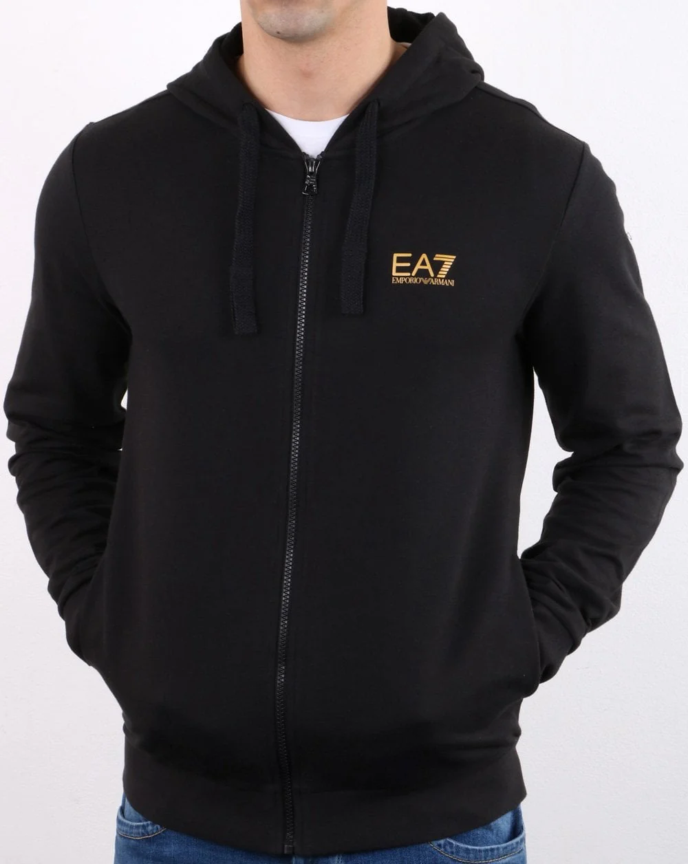 Emporio Armani EA7 Hoodie Black - Image 3