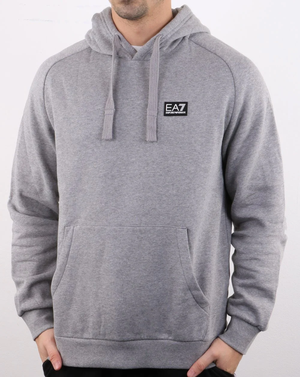 Emporio Armani EA7 Hoodie Grey - Image 2