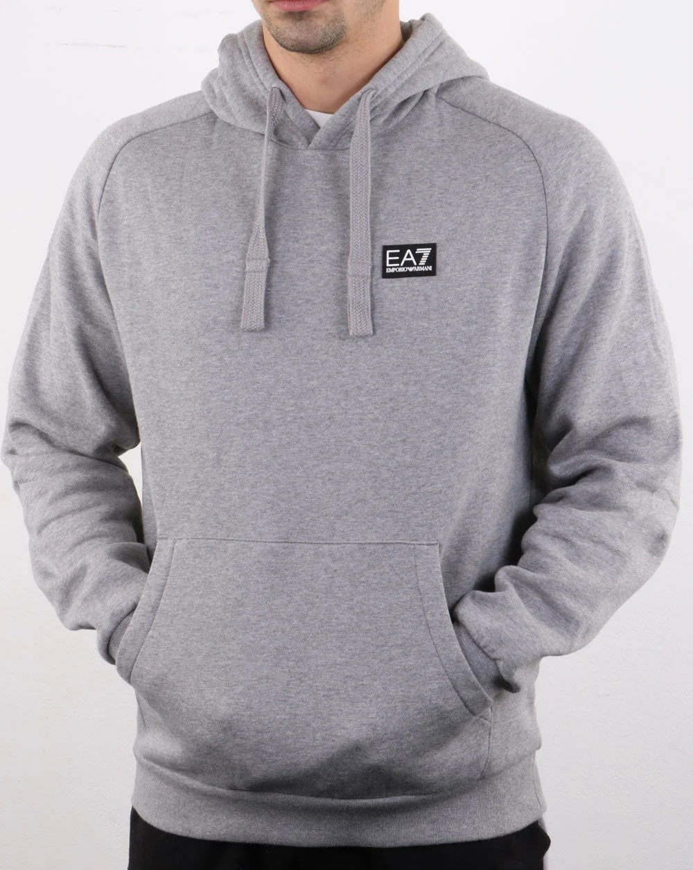 Emporio Armani EA7 Hoodie Grey - Image 3