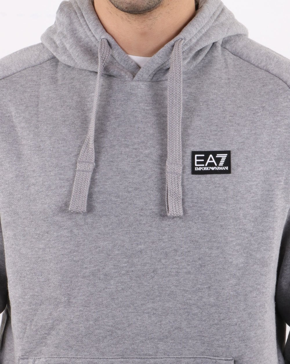 Emporio Armani EA7 Hoodie Grey - Image 4
