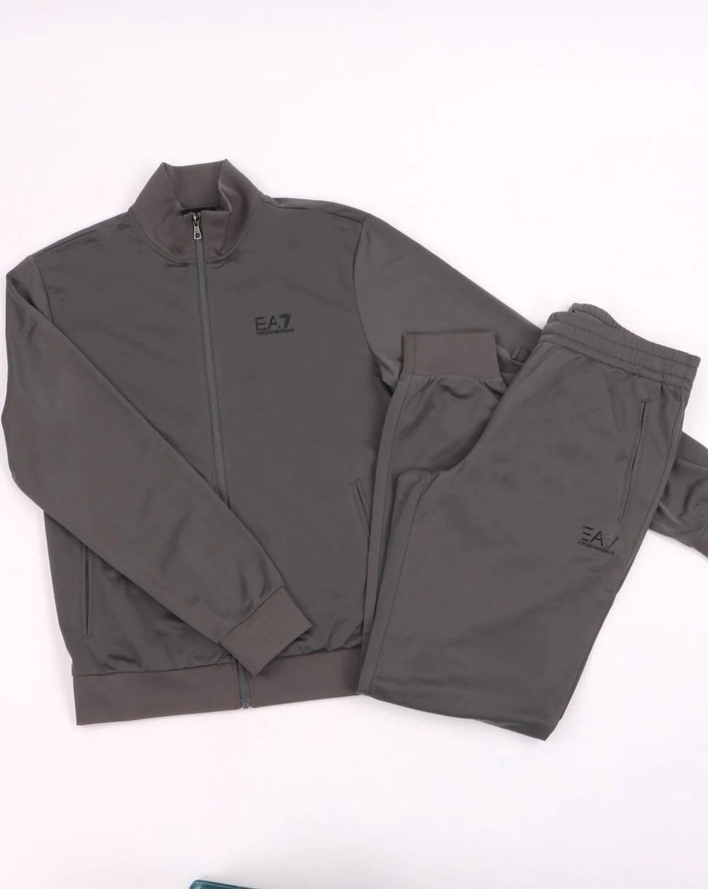 Emporio Armani EA7 Polyester Tracksuit Metal Grey