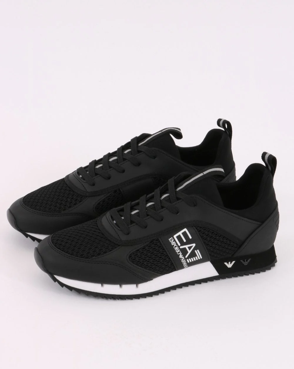 Emporio Armani EA7 Runner Trainer Black/white - Image 3