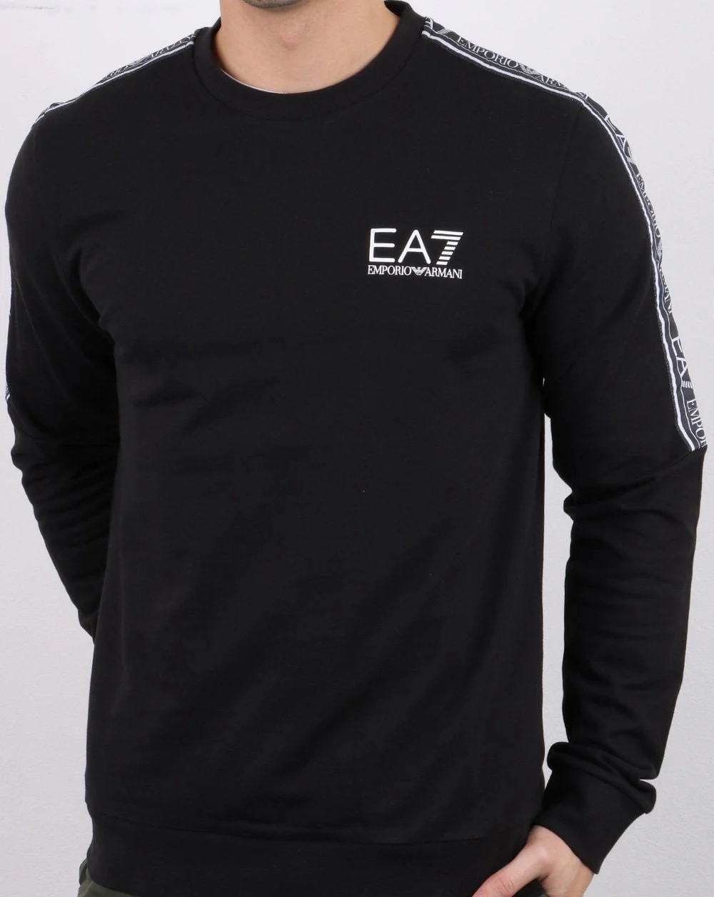 Emporio Armani EA7 Sweatshirt Black - Image 3