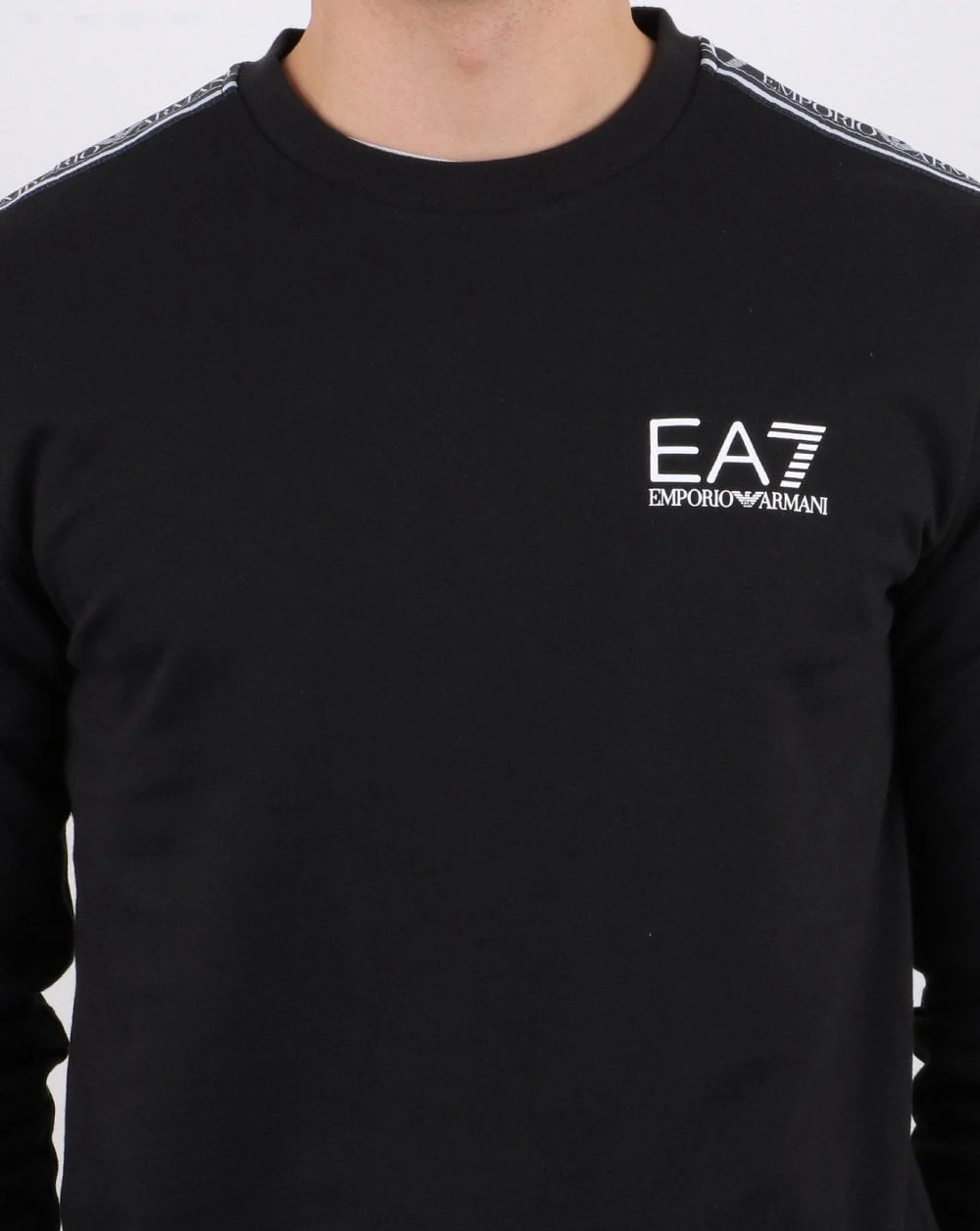 Emporio Armani EA7 Sweatshirt Black - Image 5
