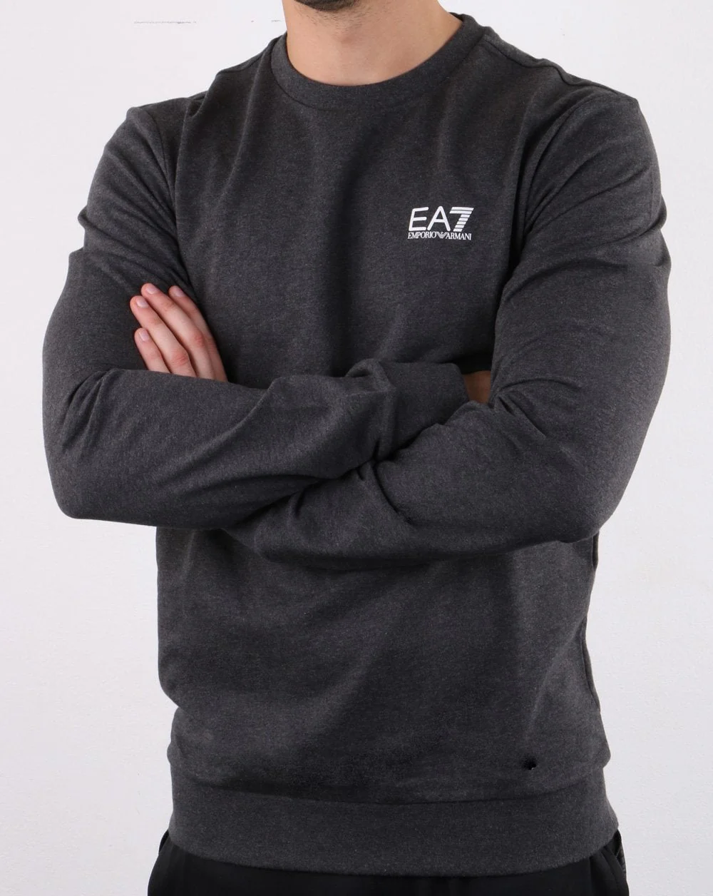 Emporio Armani EA7 Sweatshirt Dark Grey - Image 3