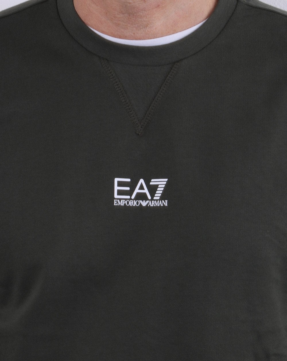 Emporio Armani EA7 Sweatshirt Khaki - Image 3