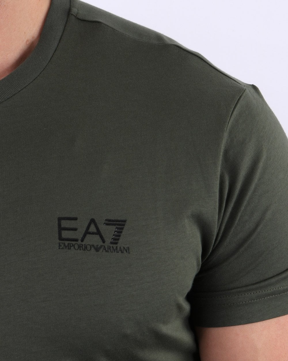 Emporio Armani EA7 T-shirt Khaki - Image 2