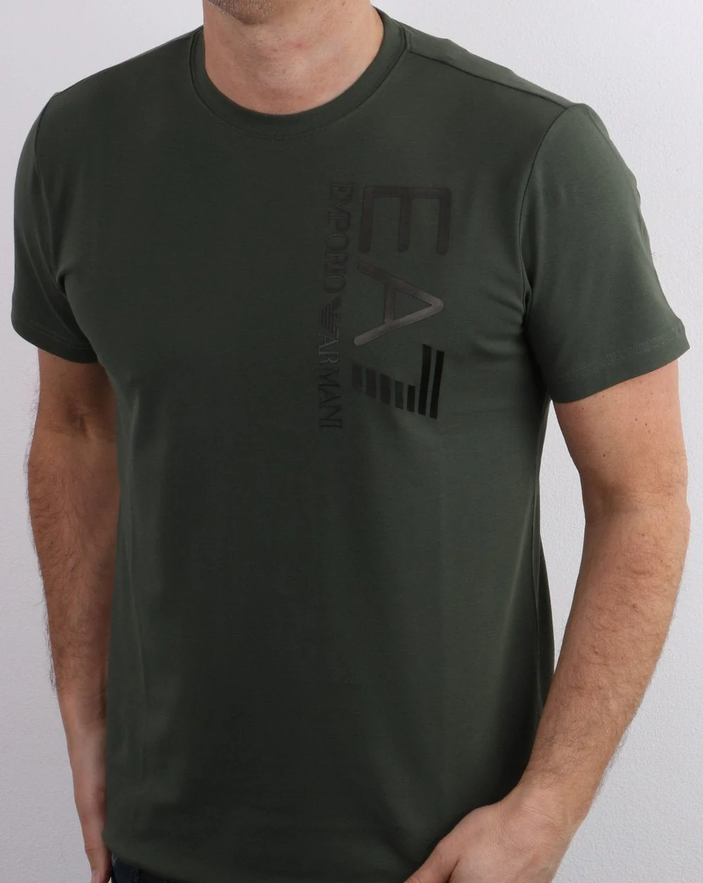 Emporio Armani EA7 T-shirt Khaki - Image 3