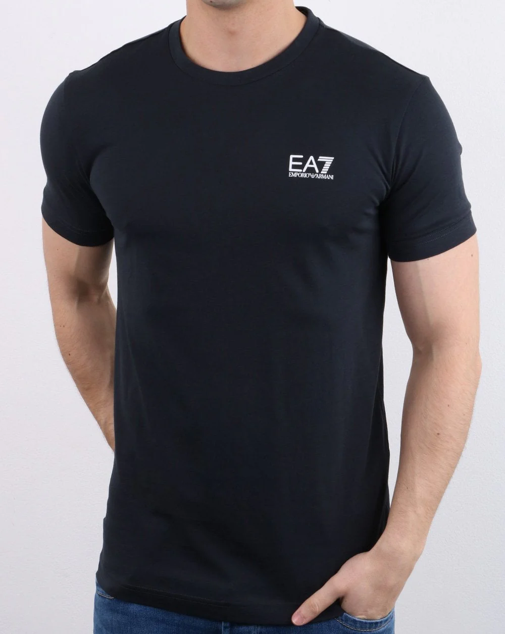 Emporio Armani EA7 T-Shirt Navy - Image 2