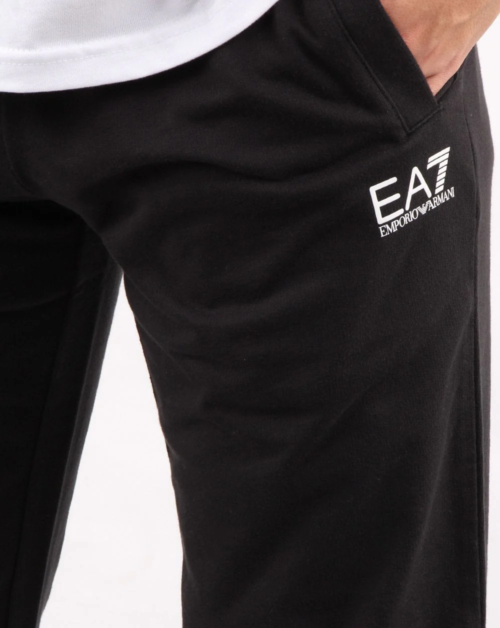 Emporio Armani EA7 Track Pants Black - Image 2