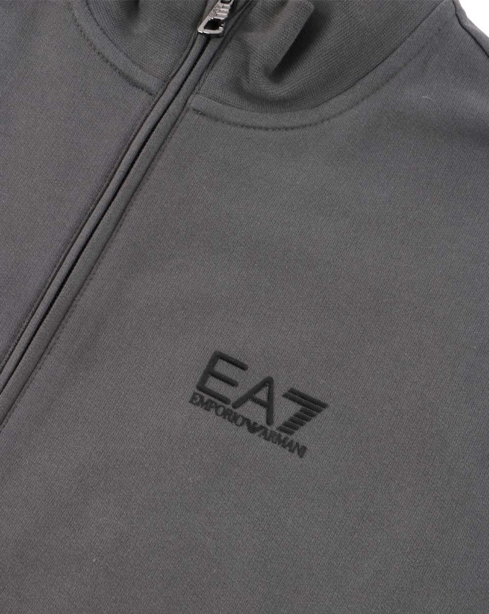 Emporio Armani EA7 Tracksuit Charcoal Grey - Image 3