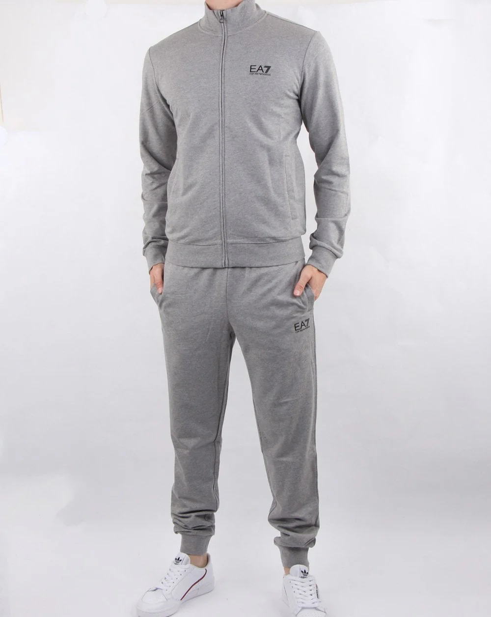 Emporio Armani EA7 Tracksuit Medium Grey Melange