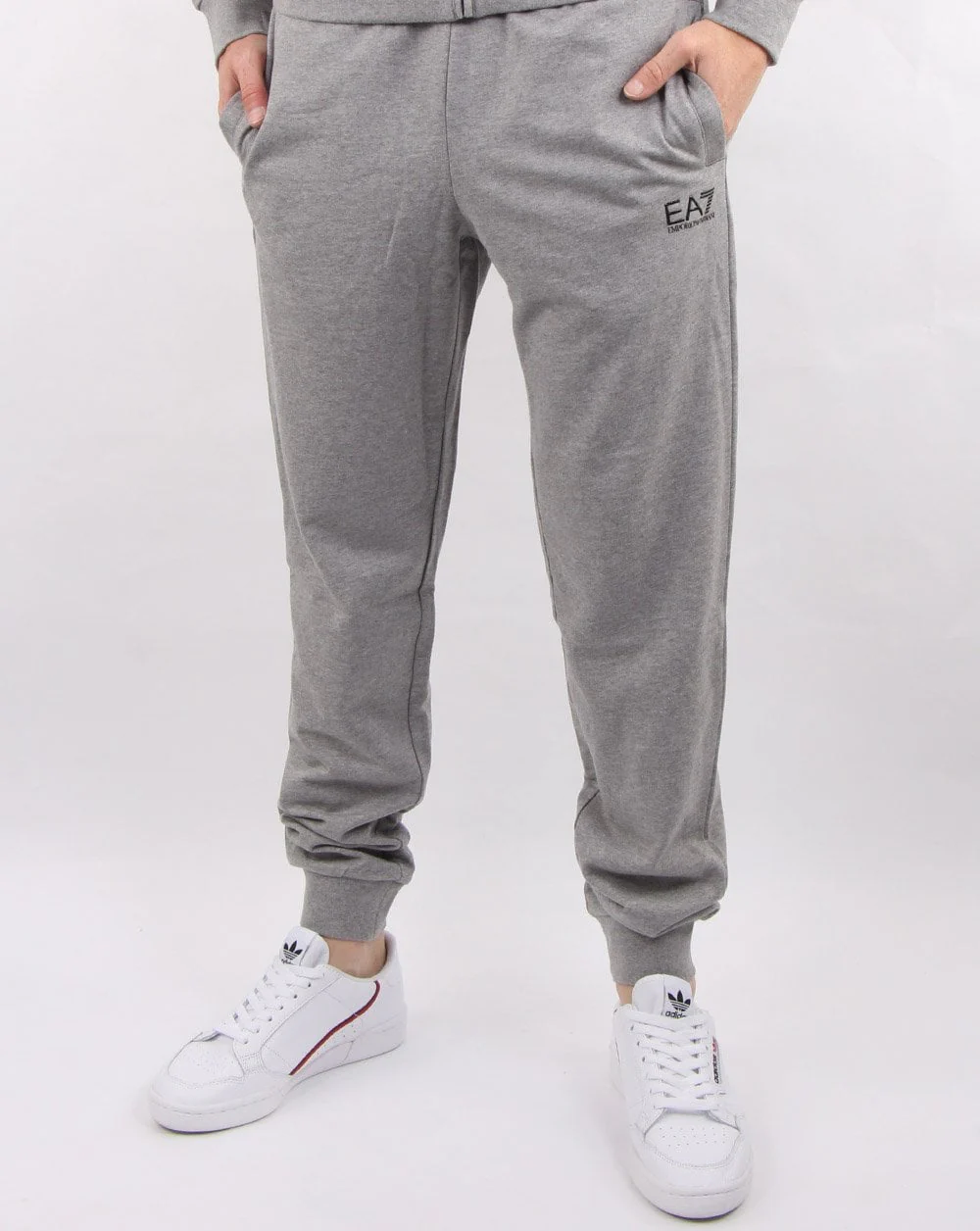 Emporio Armani EA7 Tracksuit Medium Grey Melange - Image 3