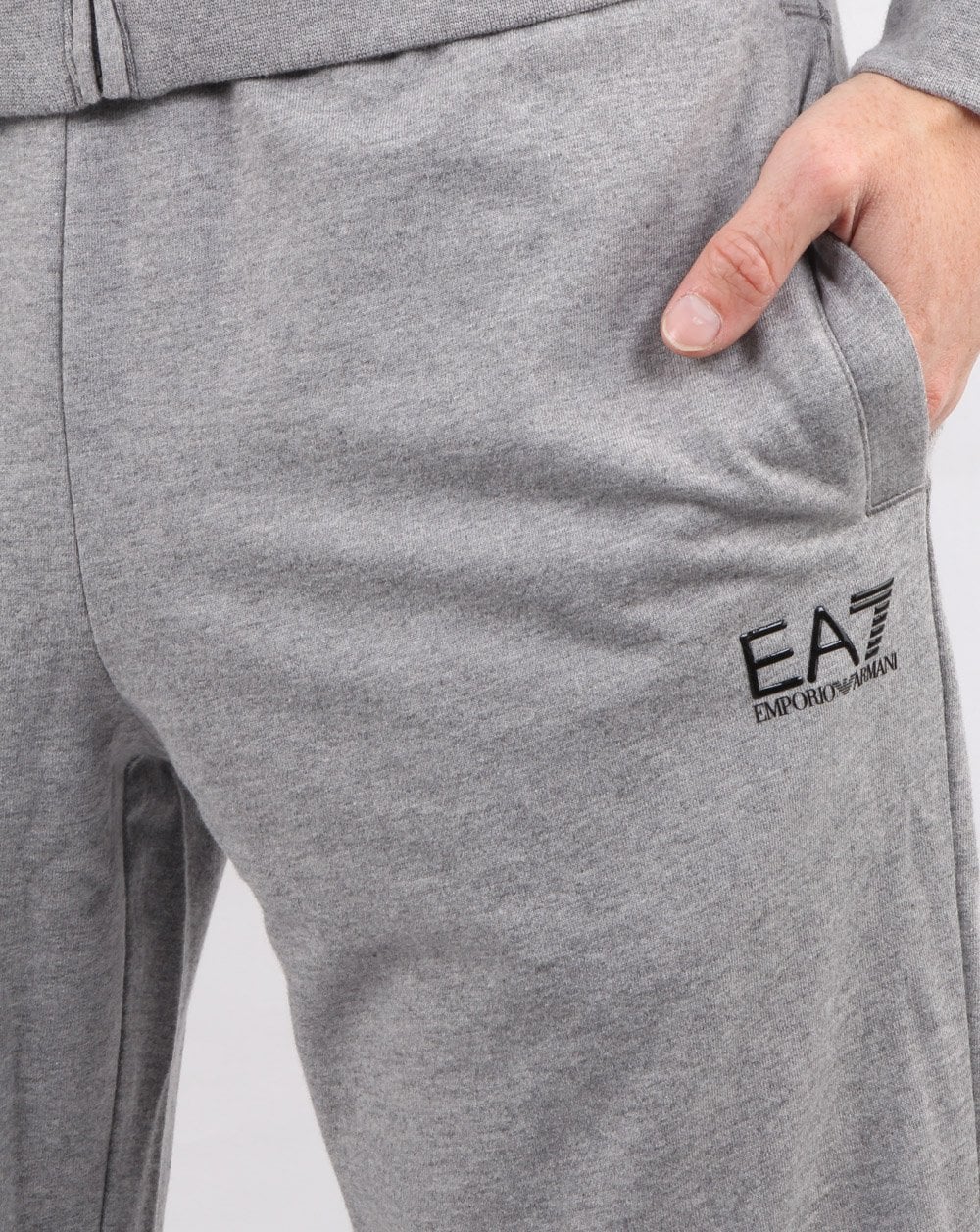 Emporio Armani EA7 Tracksuit Medium Grey Melange - Image 5