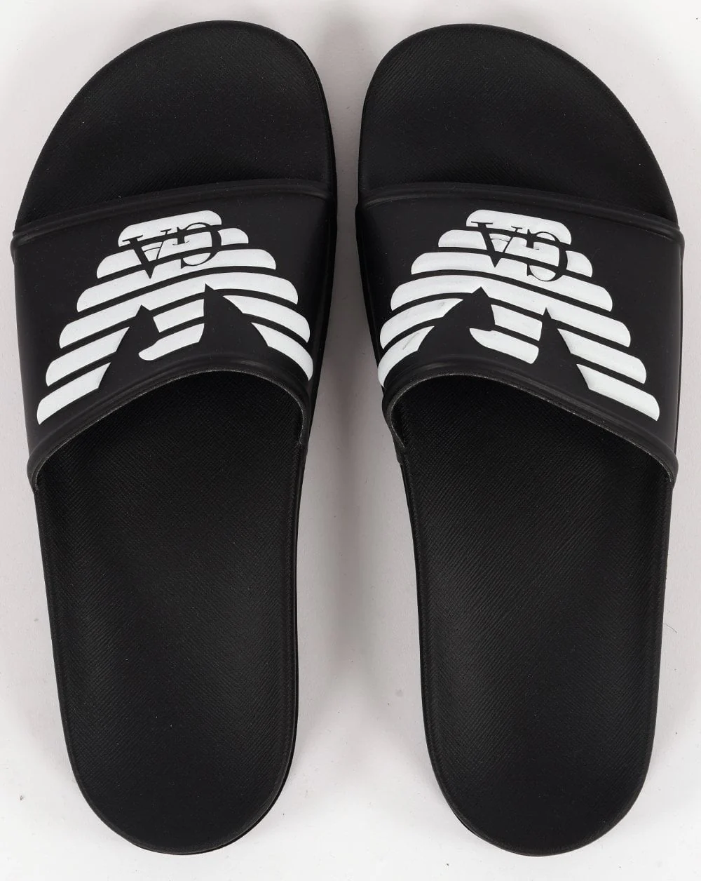Emporio Armani Eagle Slider Black/White - Image 3