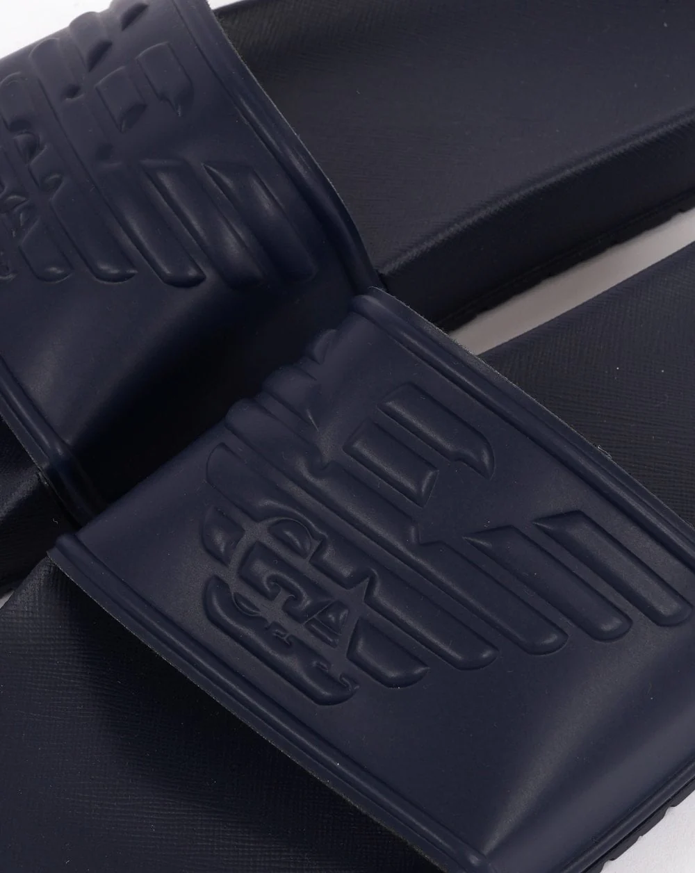 Emporio Armani Eagle Sliders Navy - Image 2