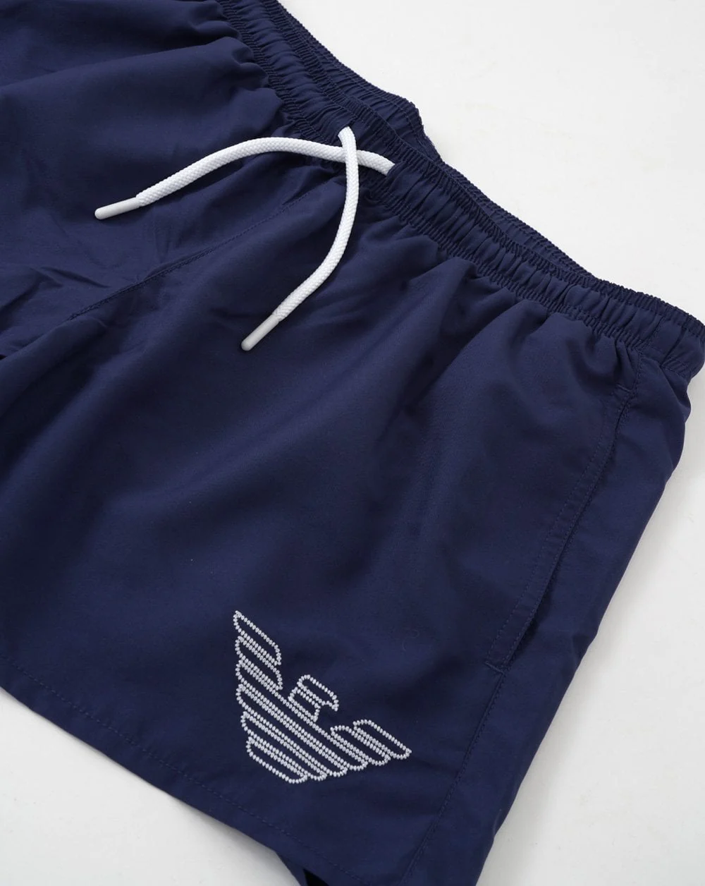 Emporio Armani Eagle Swim Shorts Blue - Image 2