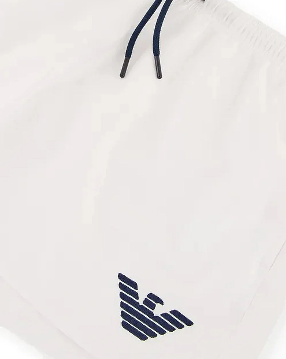 Emporio Armani Eagle Swim Shorts White/Navy - Image 2
