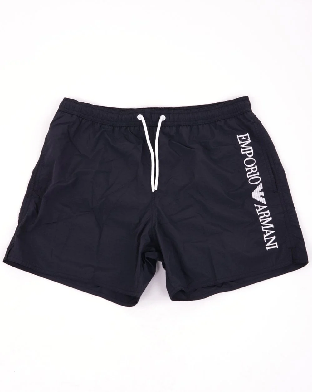 Emporio Armani Logo Swim Shorts Black