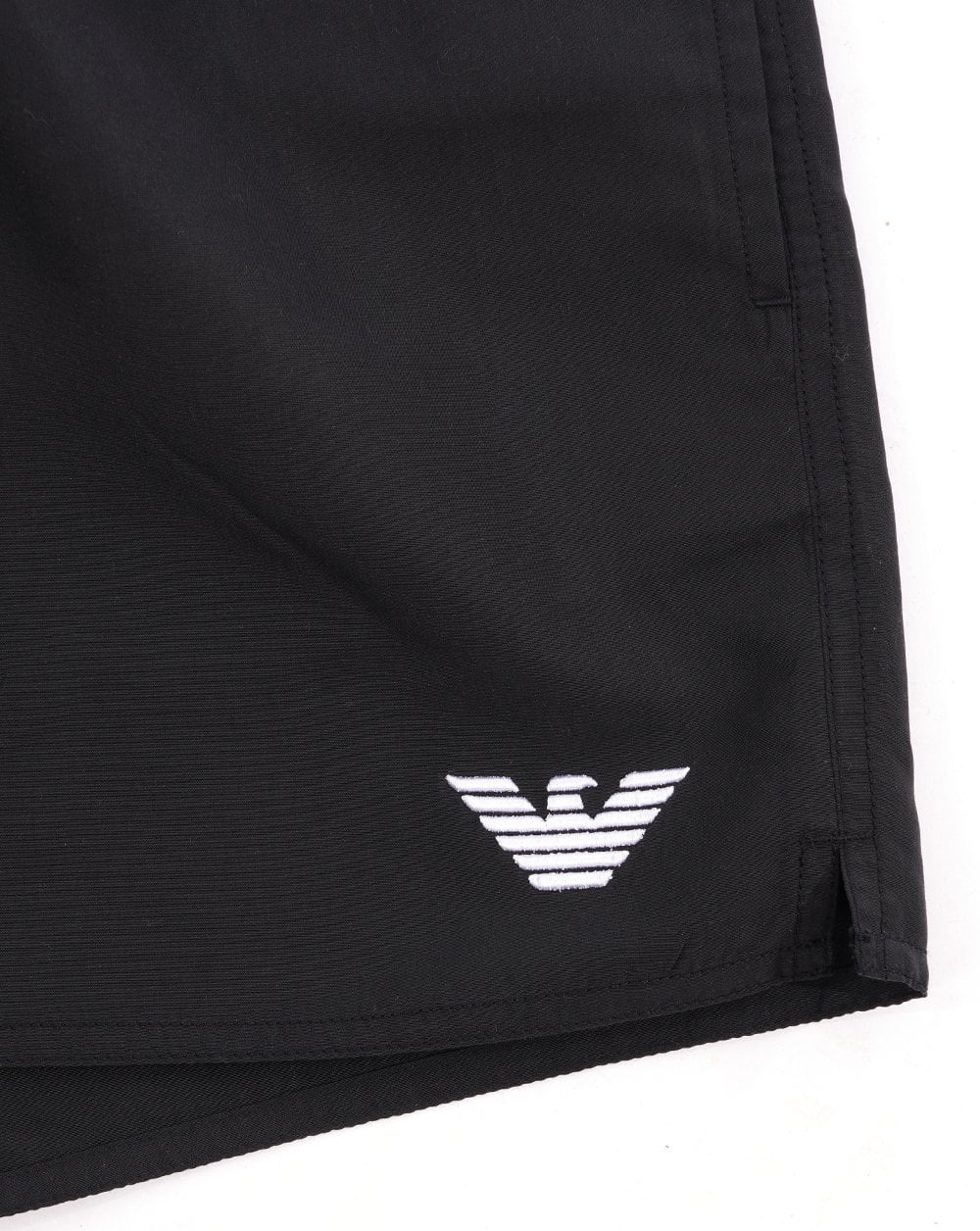 Emporio Armani Logo Swim Shorts Black - Image 2