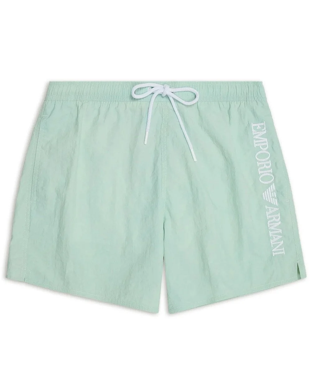Emporio Armani Logo Swim Shorts Water Green