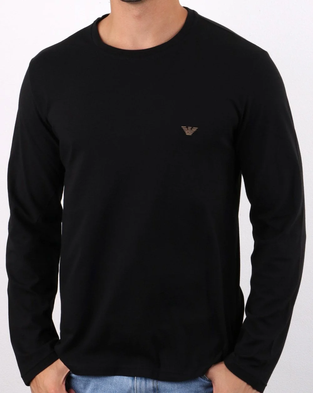 Emporio Armani Long Sleeved T-shirt Black