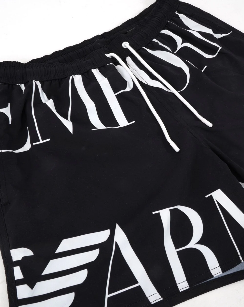 Emporio Armani Marco Logo Swim Shorts Black - Image 2