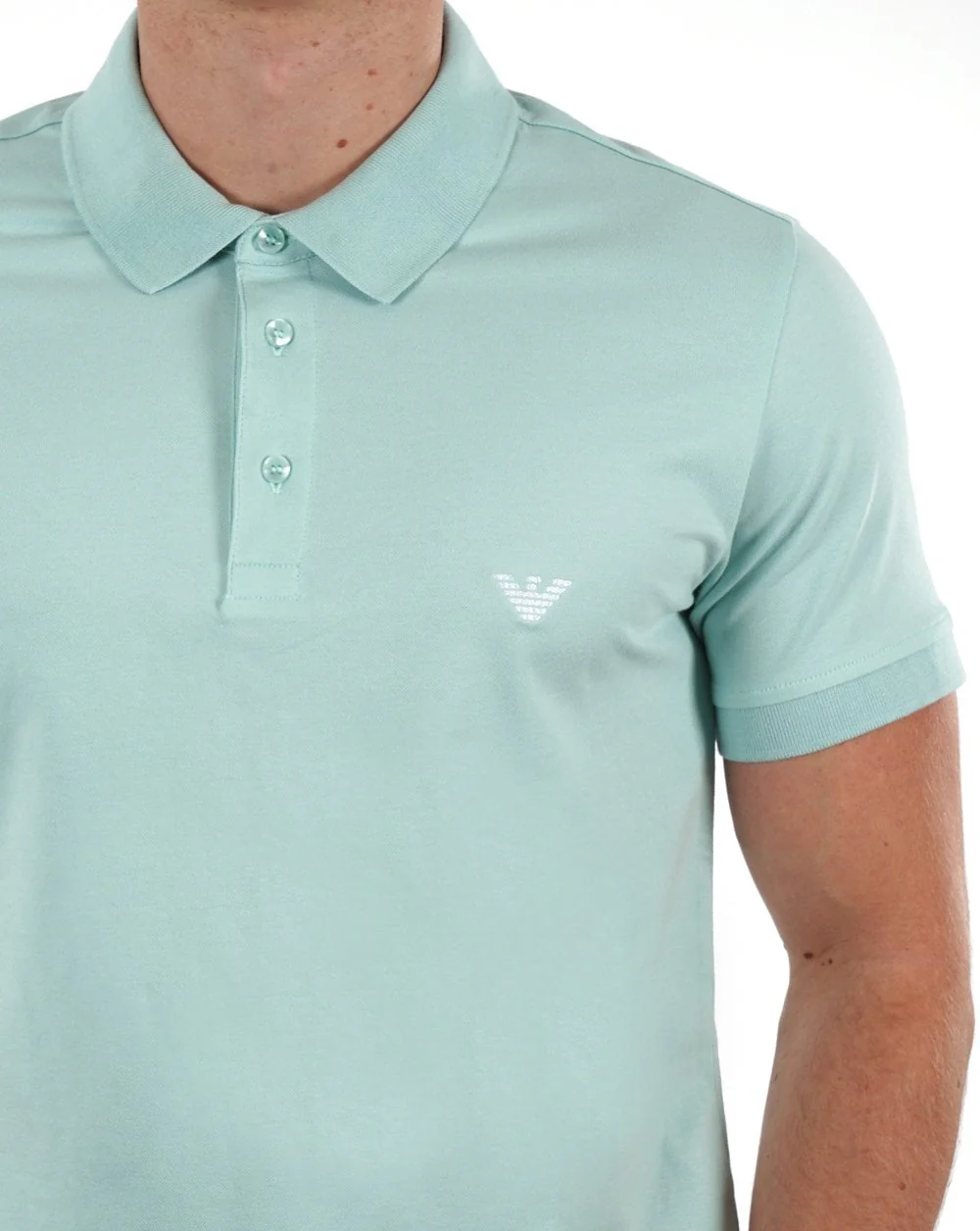 Emporio Armani Polo Shirt Light Green - Image 2