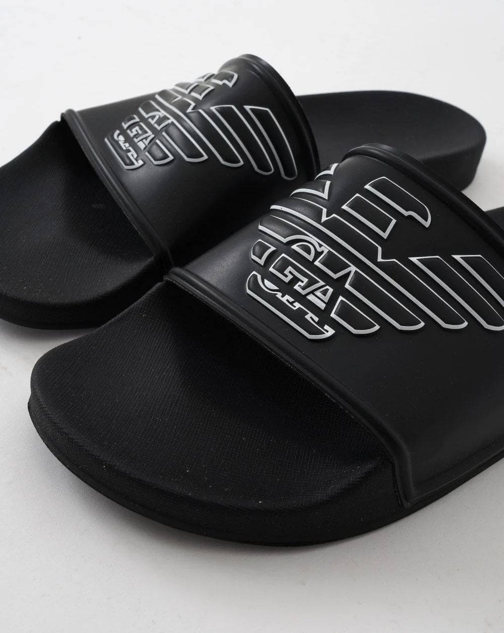 Emporio Armani Sliders Black - Image 2