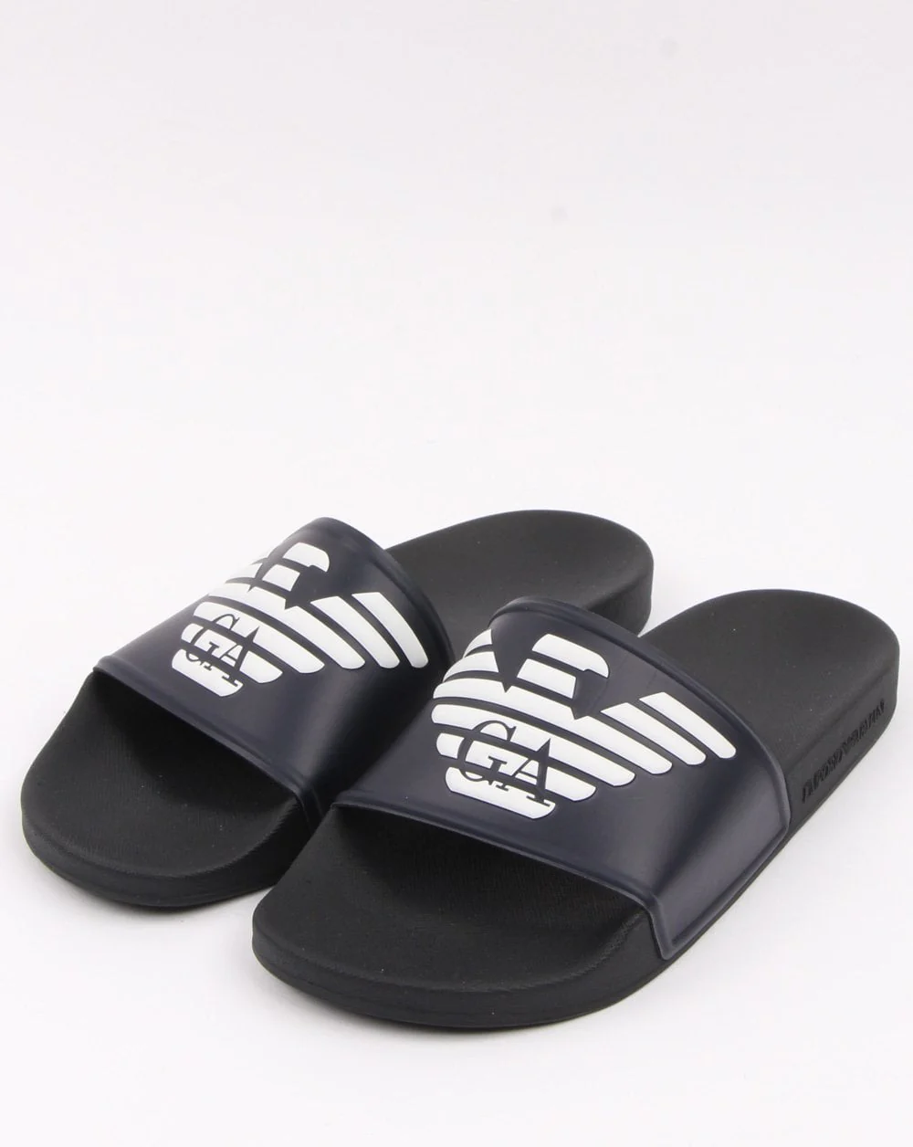 Emporio Armani Sliders Navy - Image 2