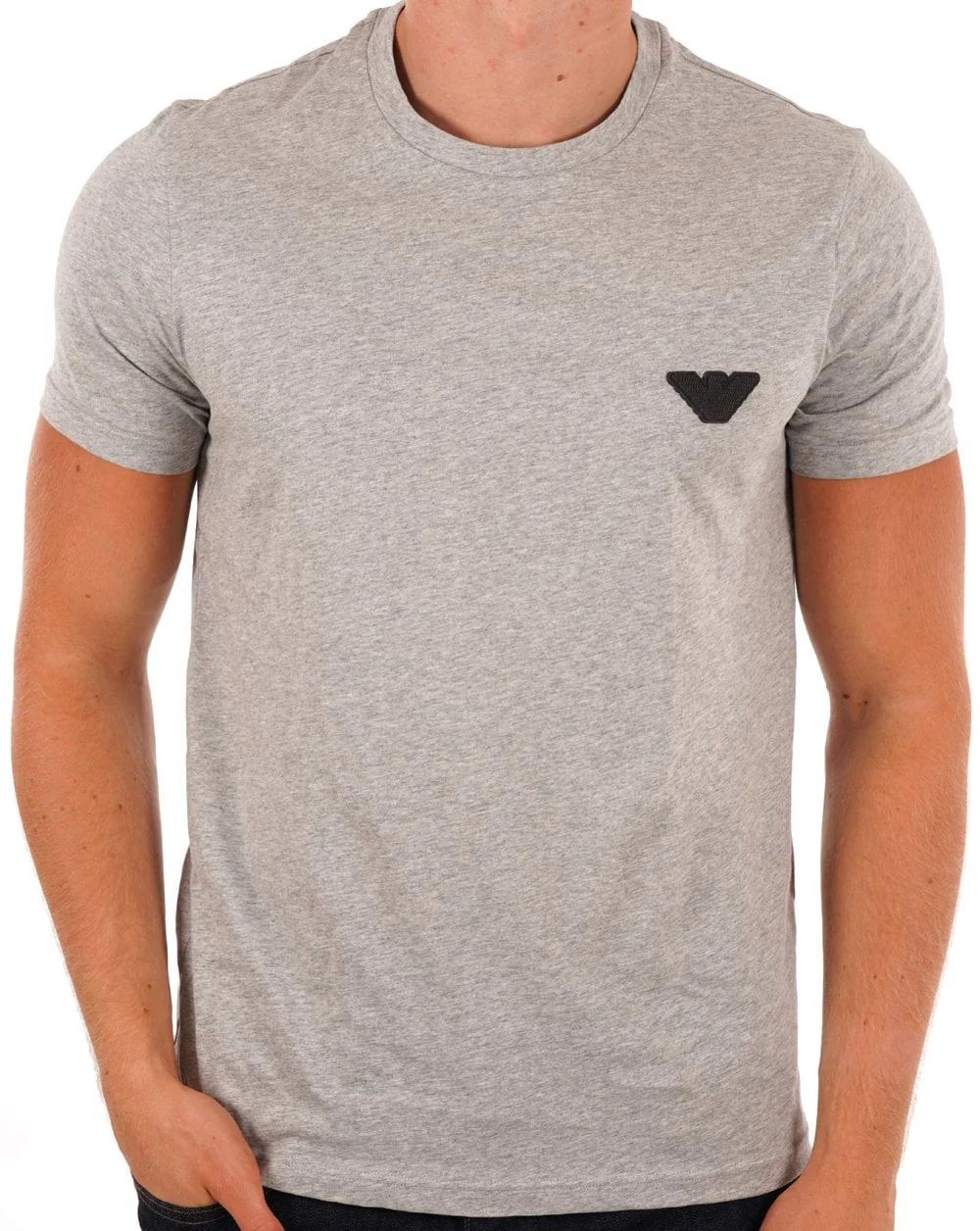Emporio Armani T Shirt Grey - Image 3