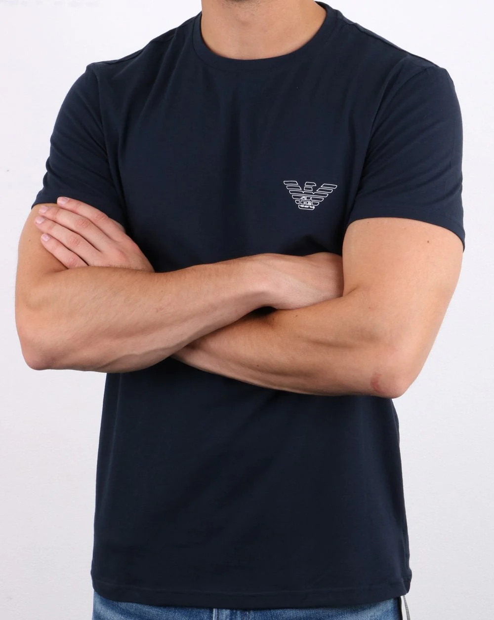 Emporio Armani T-shirt Navy - Image 2