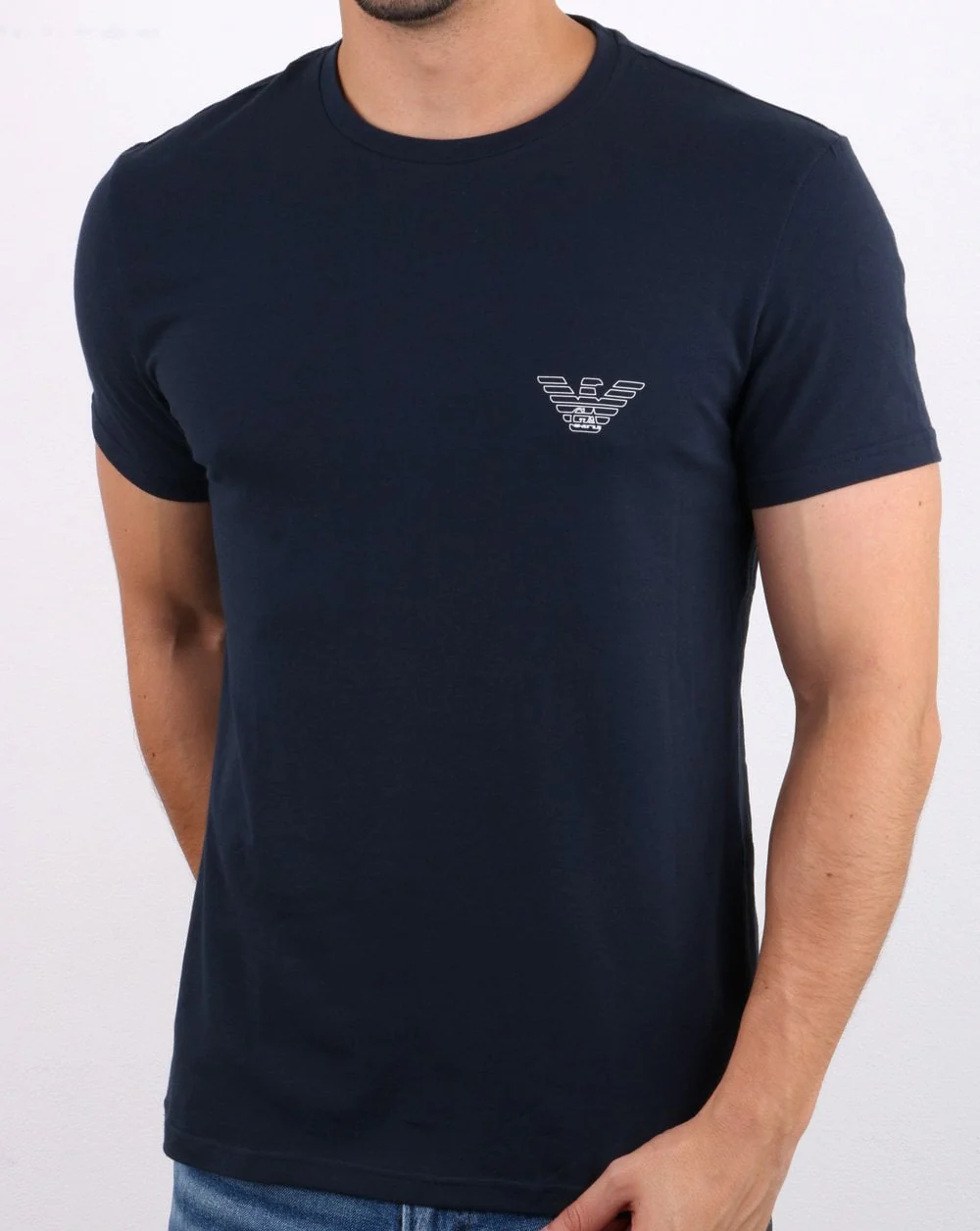 Emporio Armani T-shirt Navy - Image 3