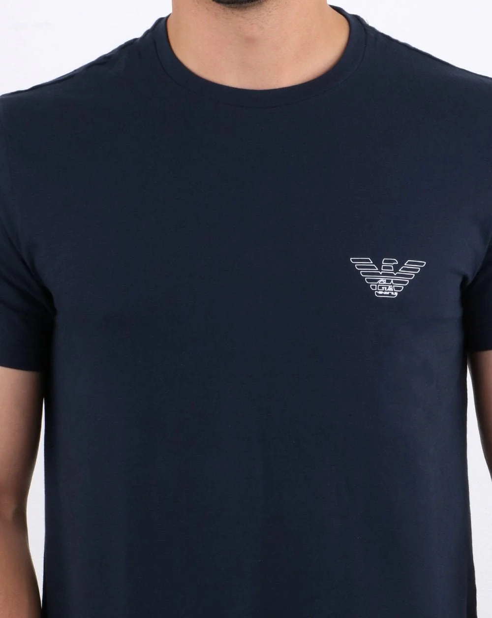 Emporio Armani T-shirt Navy - Image 4