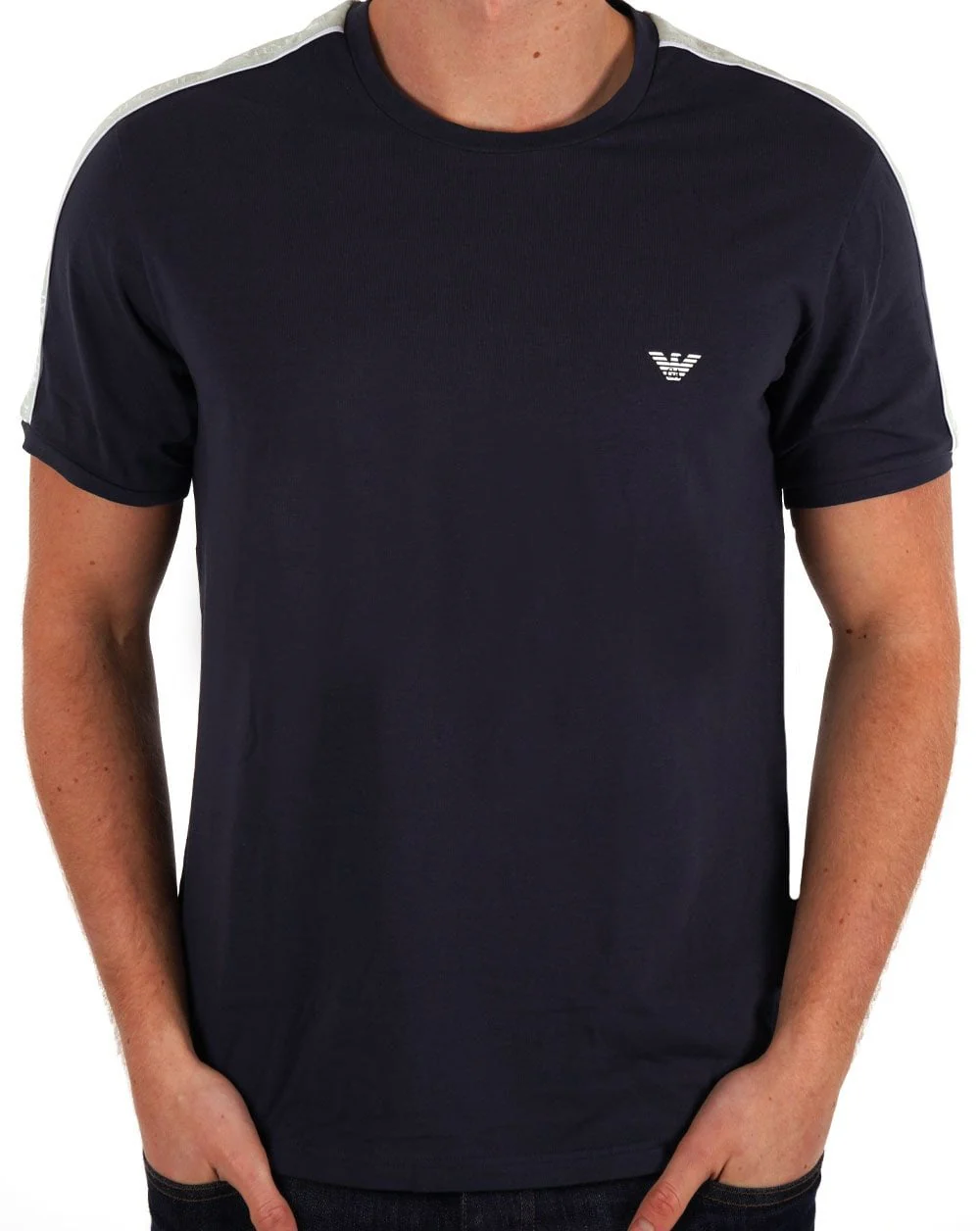 Emporio Armani Taping Loungewear T-shirt Navy Blue