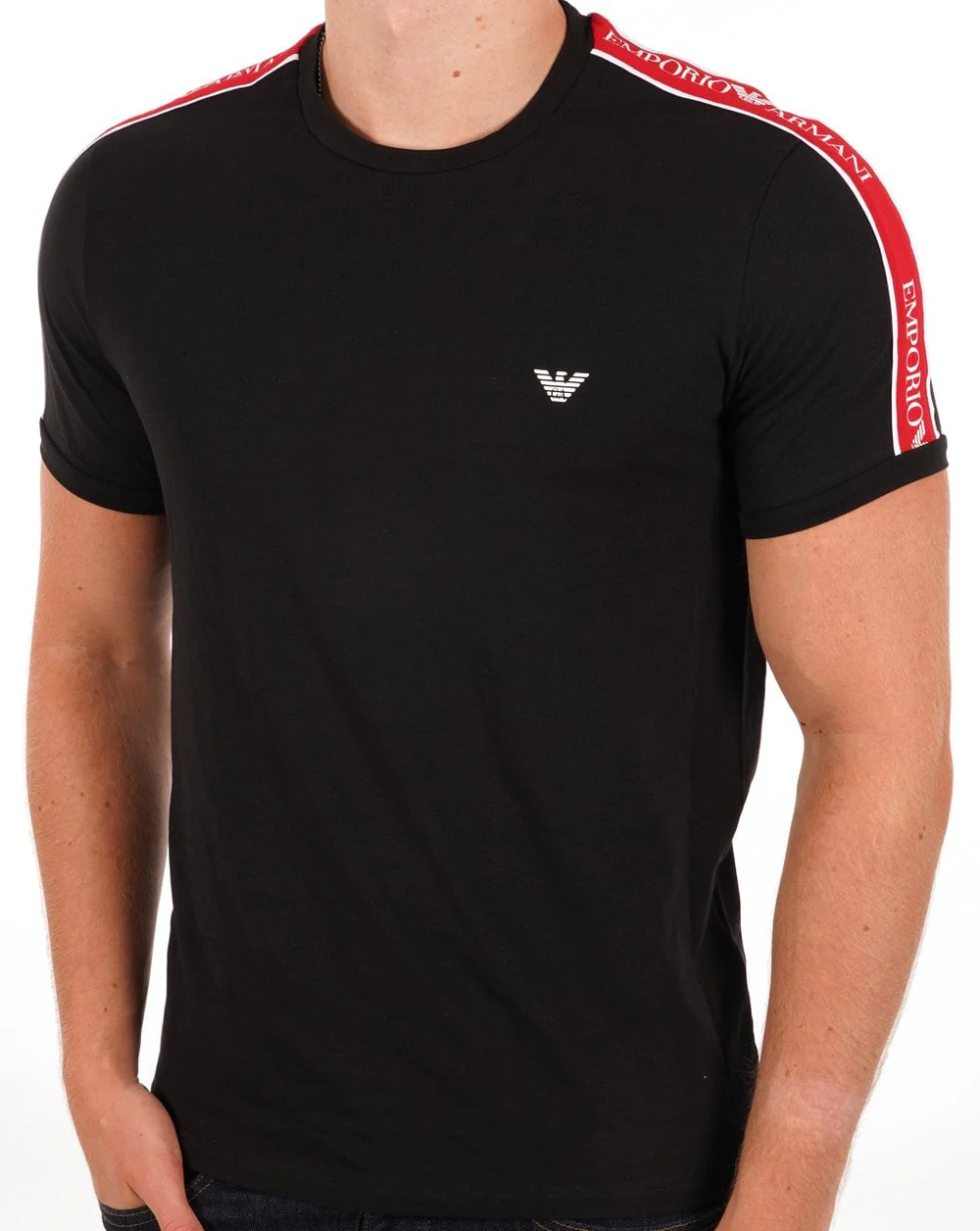 Emporio Armani Taping T-shirt Black/Red