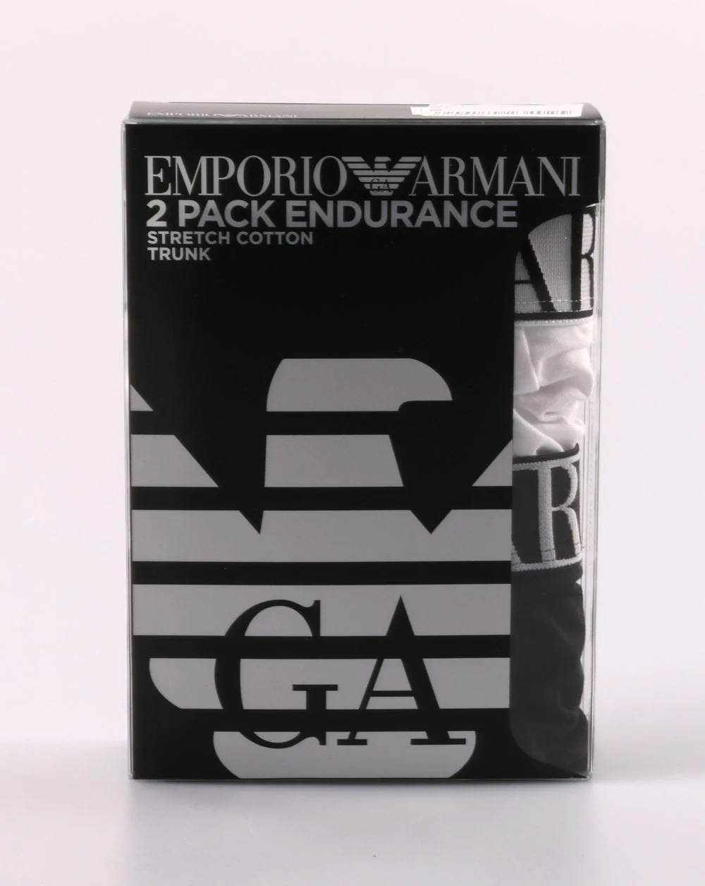 Emporio Armani Twin Pack Boxers Black/white - Image 2