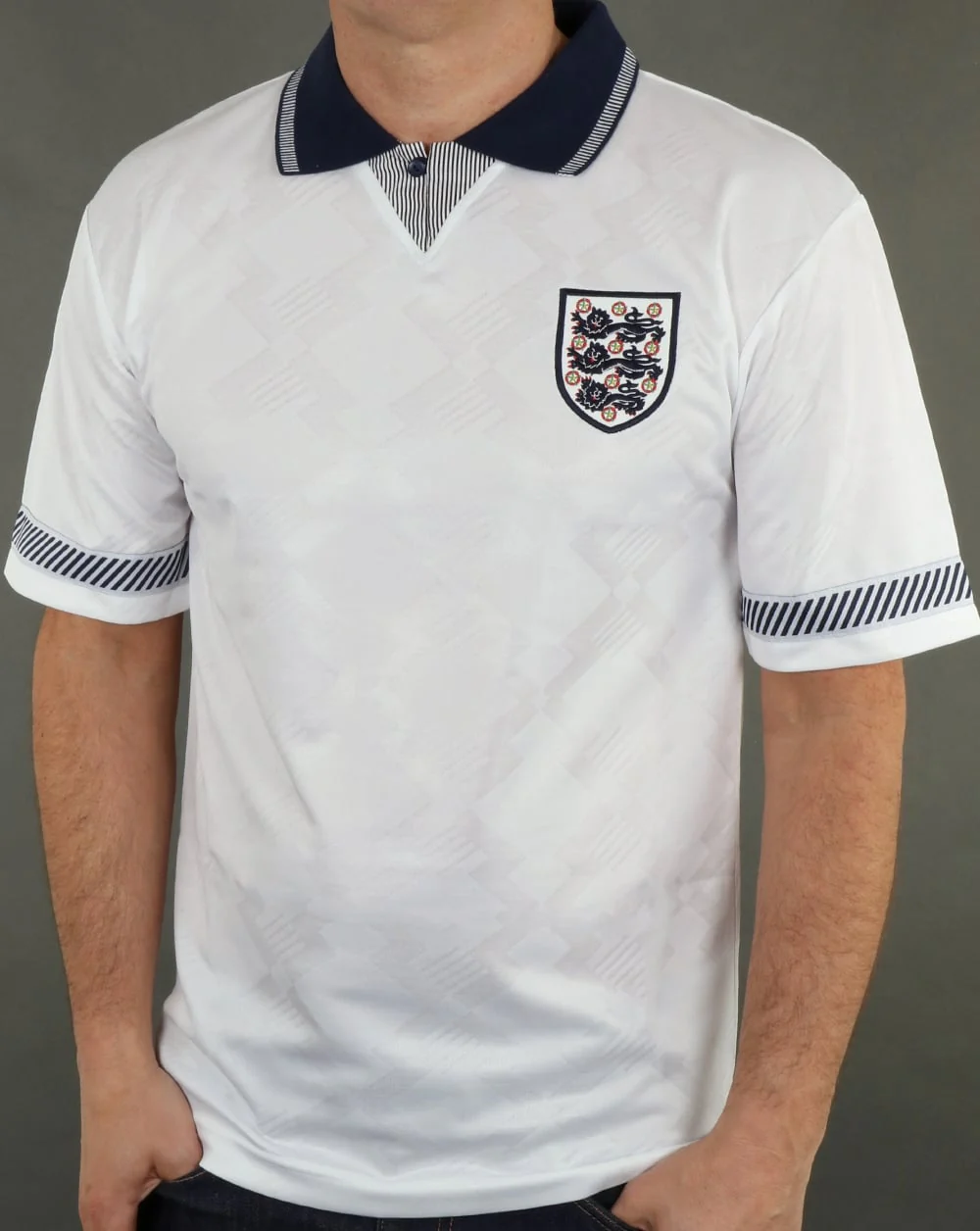 England 1990 Retro Football Shirt White - Image 2