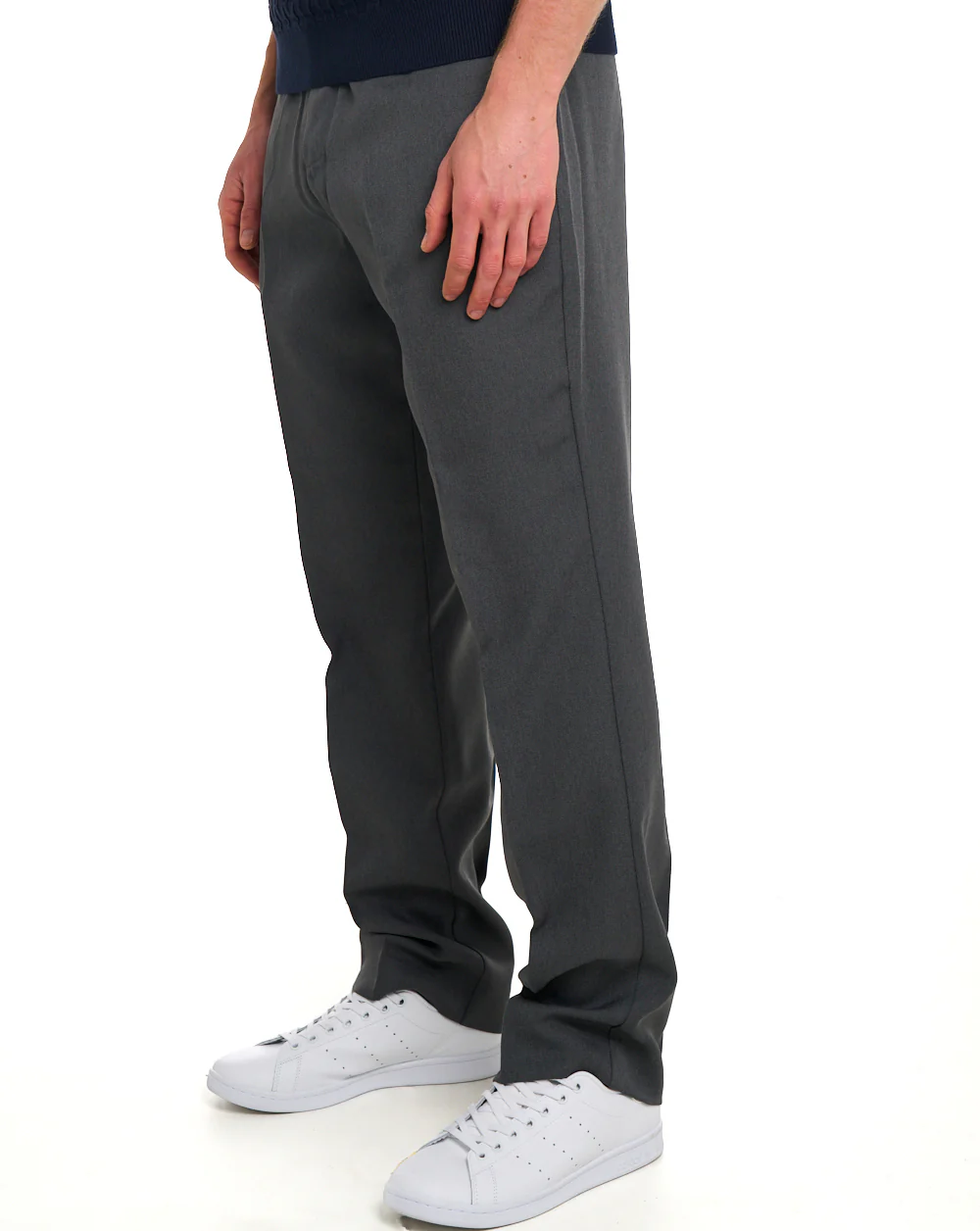 Farah 80s Hopsack Trousers Grey - Image 5