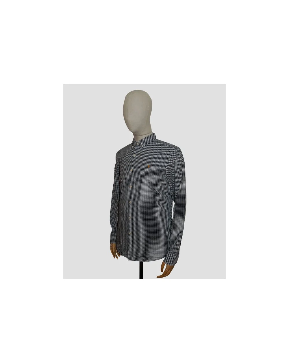 Farah Argyle Shirt Navy - Image 3