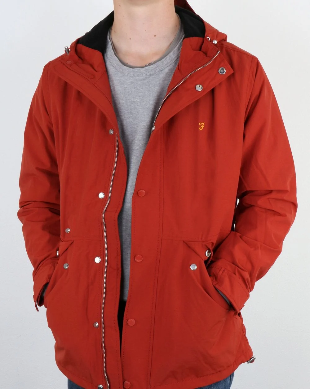 Farah Beattie Jacket Rust - Image 4