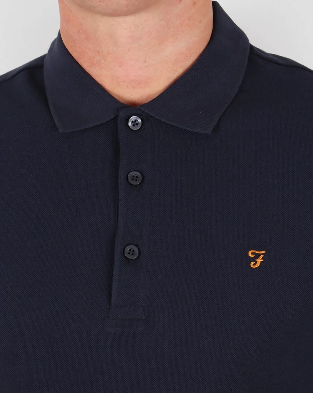 Farah Blaney Polo Shirt Navy Blue - Image 2