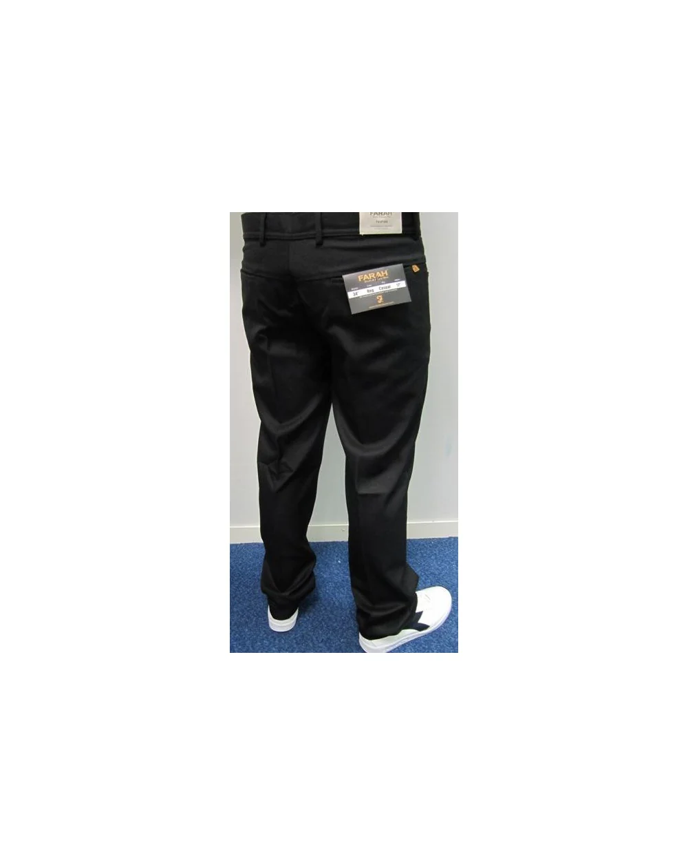 Farah Casual Mills Trousers Black - Image 3