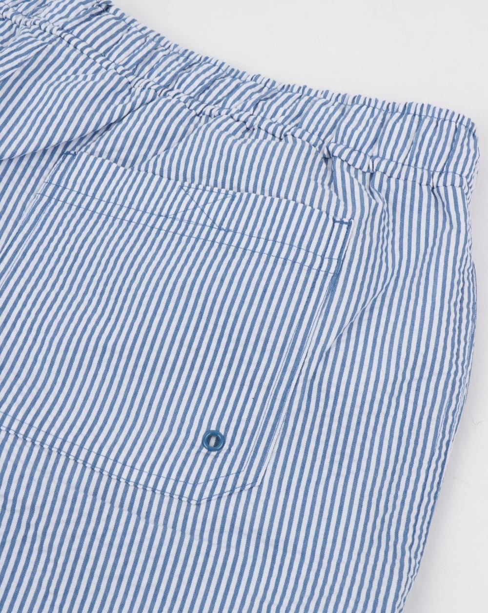 Farah Colbert Seersucker Swim Shorts Royal Blue - Image 4
