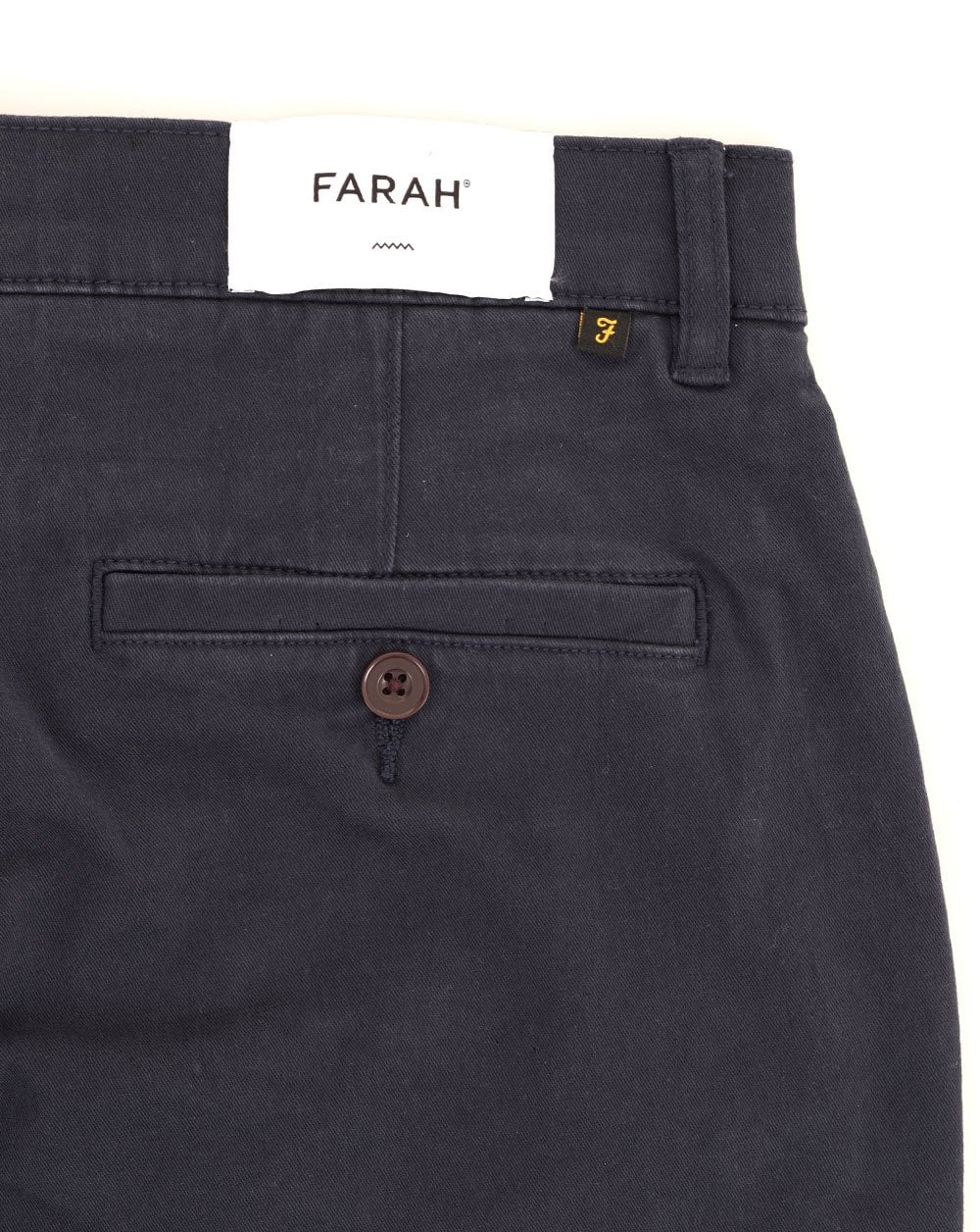 Farah Hawk Chino Twill Shorts True Navy - Image 3