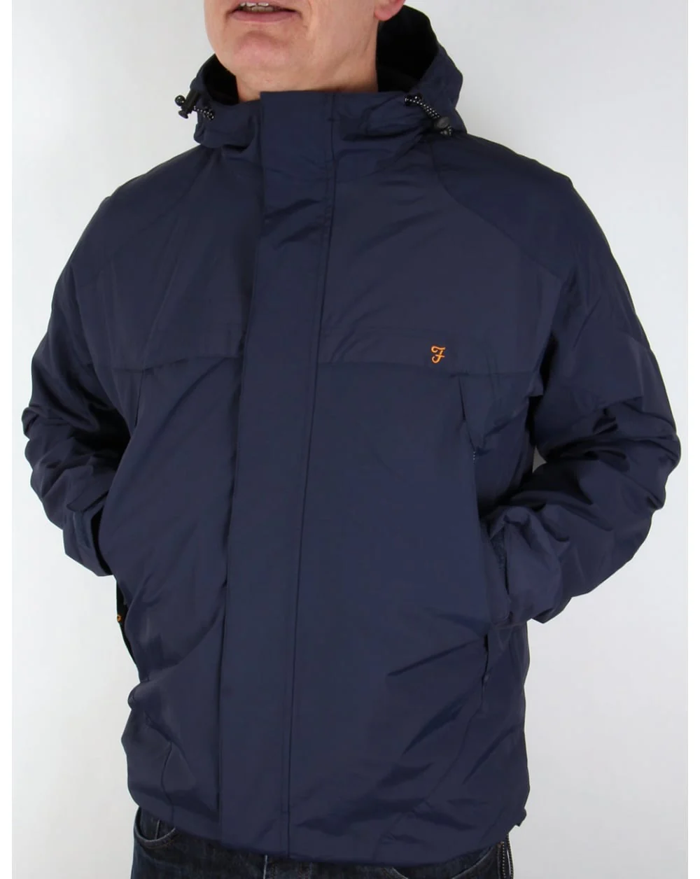 Farah Laneham Jacket Navy - Image 4