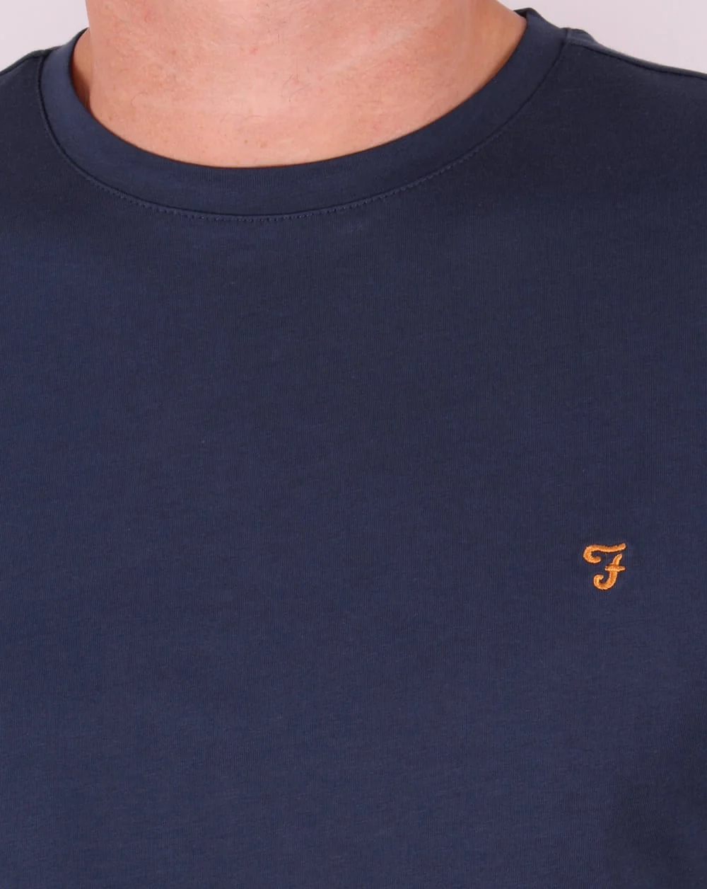 Farah Long Sleeve Denny Logo T-shirt Navy - Image 2