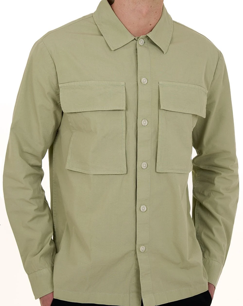 Farah Ralph Overshirt Green Shade - Image 3