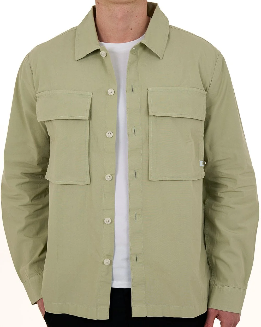 Farah Ralph Overshirt Green Shade - Image 6