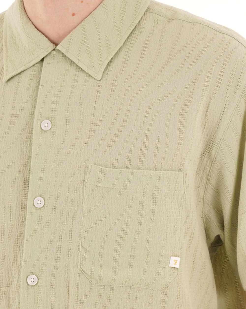 Farah Riley SS Shirt Green Shade - Image 2